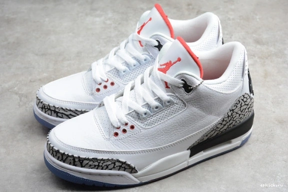 Cheap EP Retro Cement Air Free Line Throw White 3 Jordan 923096-101 923096-101 0421